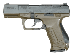 Walther Arms 2876582 PDP Pro SD 9mm Luger 18+1 5.10″ Threaded Barrel Black Optic Cut/Serrated Slide FDE Polymer Frame with Pic. Rail Performance Duty Grip Flared Magwell