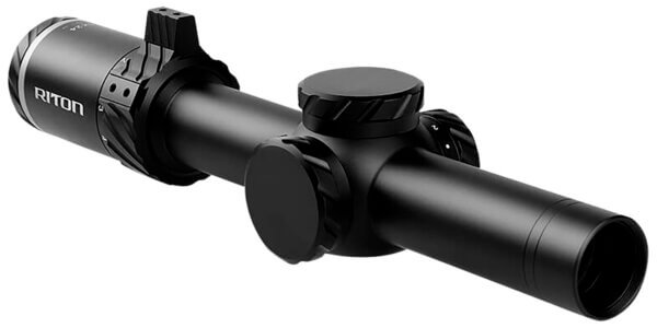 Riton Optics 3T18ASIBLK2 3 Tactix Black 1-8x24mm 30mm Tube Illuminated OT Reticle