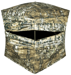 Primos 65162 Double Bull Surroundview Double Wide Ground Truth Camo 60″ X 60″ 48.50″ High 29″ Wide