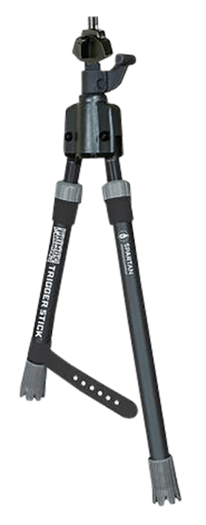 Primos 65828 Trigger Stick Short 12″-16.50″ Black Spartan Precision Magnetic Attachment System