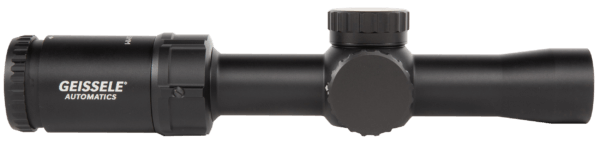 Geissele Automatics  Super Precision  Black Anodized Black 1-6x26mm 30mm Tube Illuminated DMRR-1 Reticle