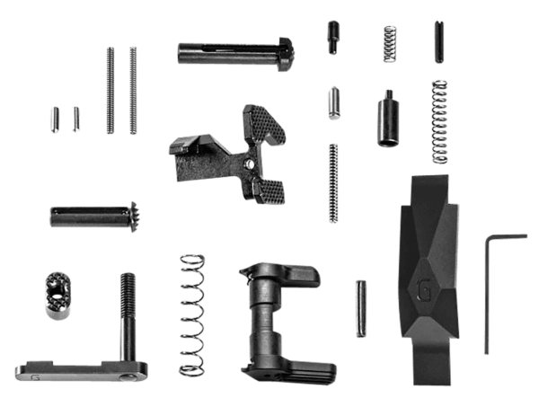 Geissele Automatics Ultra Duty Lower Parts Kit Black Ambi Safety Oversized Bolt Release/Catch for AR-15