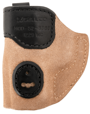 Galco S2-838B Scout 3.0 IWB Black Leather UniClip/Stealth Clip Fits Sig P365 SAS /STD/.380 Ambidextrous