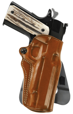 Galco SM2-266RB Speed Master 2.0 OWB Black Leather Paddle Fits Kimber/Springfield 1911 4″ Colt/SW1911SC/Para USA 4 1/4″ Right Hand
