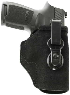 Galco TUC884B Tuck-N-Go 2.0 IWB Black Leather UniClip/Stealth Clip Fits Staccato P Ambidextrous