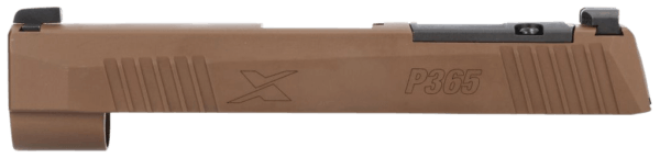 Sig Sauer 8900987 P365XL Slide Assembly with Micro-Optics Cut Coyote Tan Nitride XRAY3 Day/Night Sights for 9mm 3.7″ Barrel