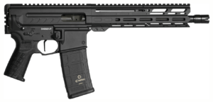 CMMG 94A8041AB Dissent MK4 9mm Luger 33+1 10.50″ Black Picatinny Brace Adapter 9.60″ M-LOK Handguard Left Side Charging Handle Zeroed Linear Comp TriggerTech Trigger