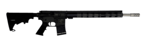 Great Lakes Firearms GL10308SSBLK AR-10 308 Win 20+1 18″ Stainless Black Rec M-Lok Handgaurd Carbine Stock A2 Grip Muzzle Brake