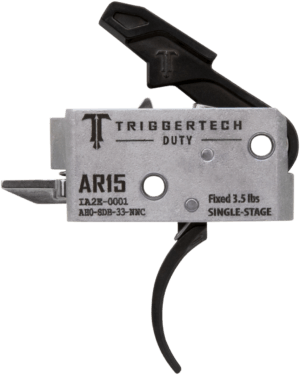 TriggerTech AH0SDB33NNC Duty Curved Trigger Single-Stage 3.50 lbs Draw Weight Fits AR-15