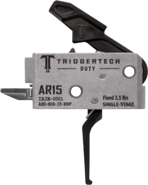 TriggerTech AH0SDB33NNF Duty Flat Trigger Single-Stage 3.50 lbs Draw Weight Fits AR-15