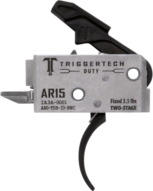 TriggerTech AH0TDB33NNC Duty Curved Trigger Two-Stage 3.50 lbs Draw Weight Fits AR-15