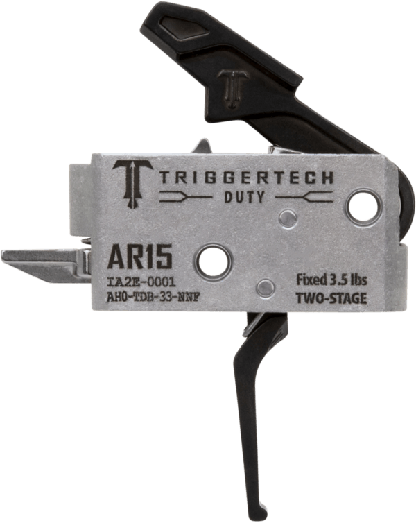 TriggerTech AH0TDB33NNF Duty Flat Trigger Two-Stage 3.50 lbs Draw Weight Fits AR-15