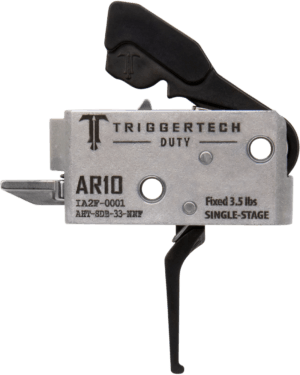 TriggerTech AHTSDB33NNC Duty Curved Trigger Single-Stage 3.50 lbs Draw Weight Fits AR-10