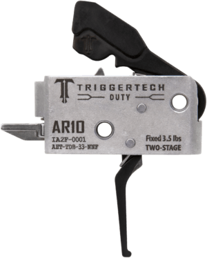 TriggerTech AHTTDB33NNF Duty Flat Trigger Two-Stage 3.50 lbs Draw Weight Fits AR-10