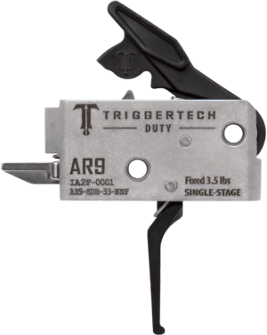 TriggerTech AH9TDB33NNC Duty Curved Trigger Two-Stage 3.50 lbs Draw Weight Fits AR-9