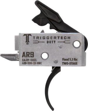 TriggerTech AH9TDB33NNF Duty Flat Trigger Two-Stage 3.50 lbs Draw Weight Fits AR-9