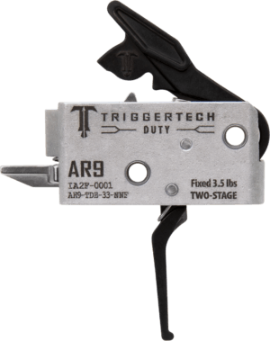 TriggerTech AH9TDB33NNC Duty Curved Trigger Two-Stage 3.50 lbs Draw Weight Fits AR-9
