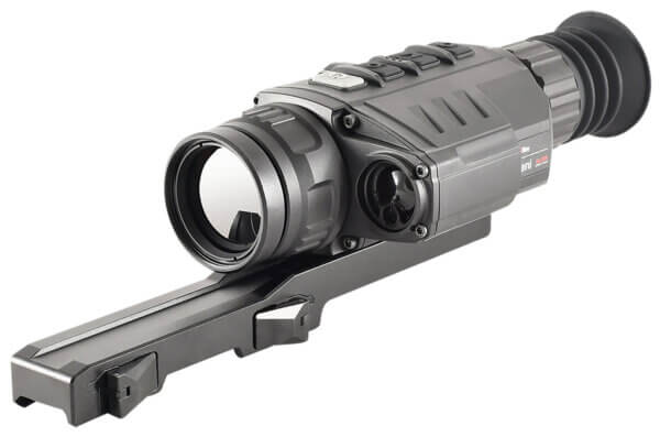iRay USA IRAYGH50R RICO G-LRF 384 GL35R Thermal Laser Range Finder Weapon Sight Black 3x 50mm Multi Reticle 640×512 50 Hz Resolution Zoom 4x Features Internal LRF Rangefinder