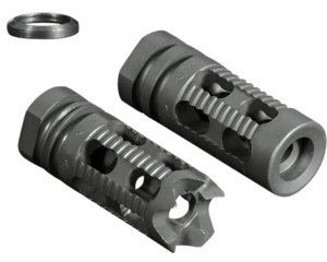 Yankee Hill 285M1 Phantom Comp/Brake with Aggressive End  1/2-28 tpi Threads 2.25″ OAL for 5.56mm”