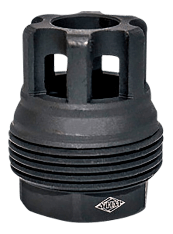 Yankee Hill 4401MB24 sRx QD Mini Muzzle Brake Black Phosphate Steel with 5/8-24 tpi  9mm  1.10″ OAL & 9.375″ Diameter for sRx Adapters”