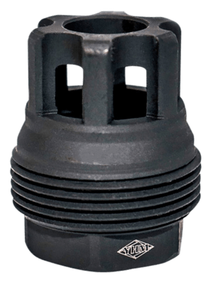 Yankee Hill 4401MB28 sRx QD Mini Muzzle Brake Black Phosphate Steel with 1/2-28 tpi  9mm  1.10″ OAL & 9.375″ Diameter for sRx Adapters”