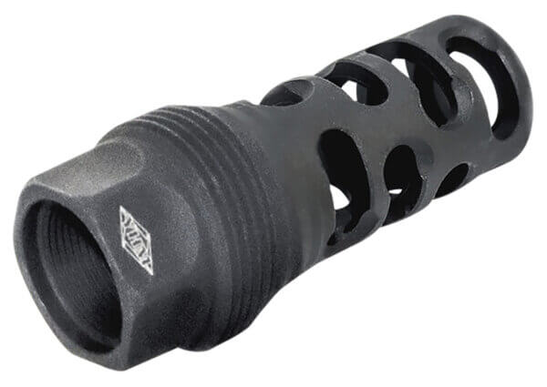Yankee Hill 4405MB28 sRx Q.D. Muzzle Brake Long Black Phosphate Steel with 1/2-28 tpi  9mm  2.30″ OAL & 9.375″ Diameter for sRx Adapters”