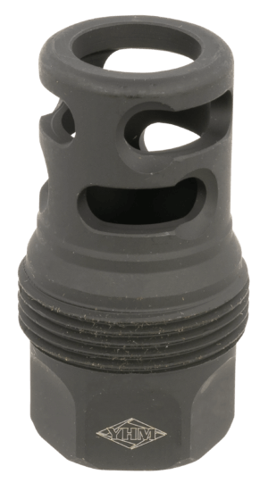 Yankee Hill 4445MB24 sRx Q.D. Muzzle Brake Short Black Phosphate Steel with 5/8-24 tpi for sRx Adapters”