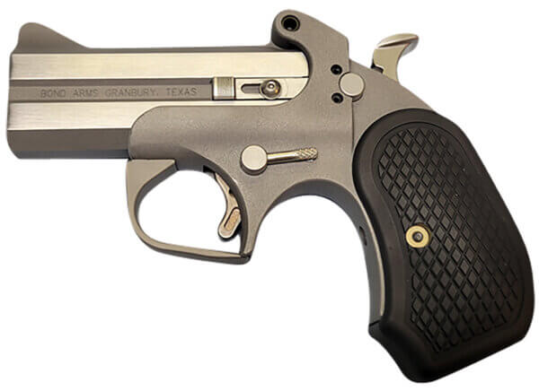 Bond Arms BARWXL Rowdy XL 45 Colt (LC) .410 2rd Shot 3.50″ Matte Stainless Steel Frame Black Extended B6 Resin Grips