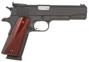 Fusion Firearms 1911GOLD45 Freedom Gold 45 ACP 8+1 4.25″ Chrome 4.25″ Chrome Lined Barrel Black Oxide Black Oxide Red Cocobolo Grips Right Hand