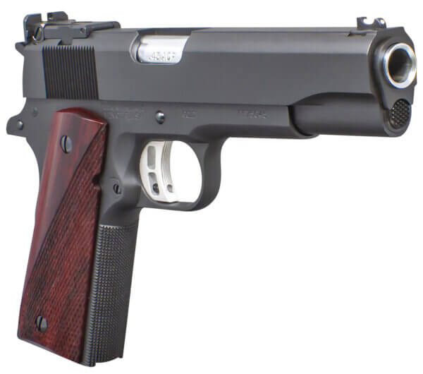 Fusion Firearms 1911GOLD45 Freedom Gold 45 ACP 8+1 4.25″ Chrome 4.25″ Chrome Lined Barrel Black Oxide Black Oxide Red Cocobolo Grips Right Hand