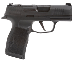 Sig Sauer 365-9-BXR3P-MS P365 BXR Micro-Compact 9mm Luger 10+1 3.10″ Black Steel Barrel Black Nitron Optic Ready/Serrated Slide Black Stainless Steel Frame w/Sig Rail Black Polymer Grips Right Hand