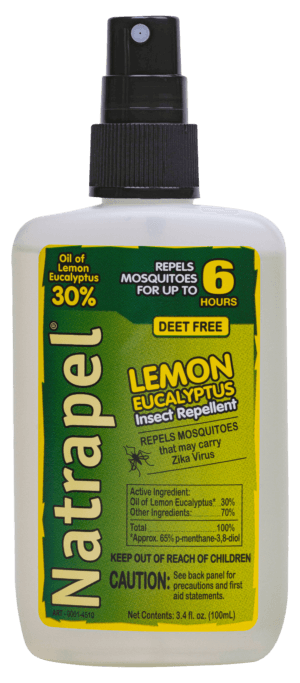 Natrapel 00066865 Lemon Eucalyptus 6 oz Aerosol Repels Ticks Effective Up to 6 hrs