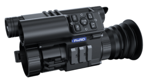 PARD TS3645LRF TS36/45 LRF Thermal Rifle Scope w/Laser Rangefinder  Black 2.8x45mm  Multi Reticle  2x/4x/6x Zoom  640×480 50Hz Resolution