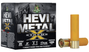 HEVI-Shot HS38126 HEVI-Metal Extreme 12 Gauge 3 1 1/4 oz Steel Tungsten 6/3 Shot 25rd Box