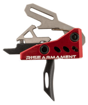 Rise Armament RA535BLKARP RA-535 Advanced Performance Single-Stage Straight with 3.50 lbs Draw Weight Red Housing & Black Trigger for AR-Platform Includes Pins