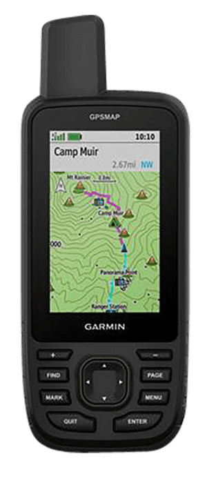 Garmin 0100281300 GPSMAP 67 Maps Up to 32GB/MicroSD Card Memory Black 3″ Transflective Colot TFT Display Compatible w/ Garmin Explore App & Garmin Connect Mobile Features Preloaded Maps