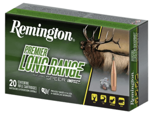 Remington Ammunition R28829 Premier Long Range 7mm PRC 175 gr Speer Impact 20rd Box