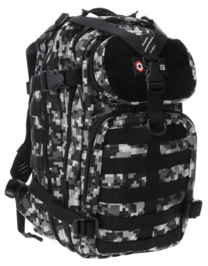 GPS Bags T1611BOBGD Tactical Bugout Bag  Gray Digital 600D Polyester 2 Handguns
