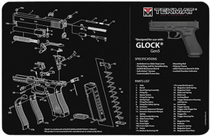 TekMat TEKR20GLOCK-G5 Glock Gen 5 Ultra 20 Cleaning Mat