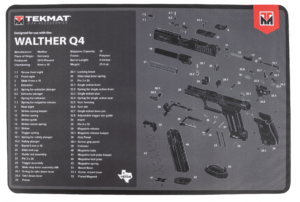 TekMat TEKR17WALQ5SF Walther Q5 SF Cleaning Mat