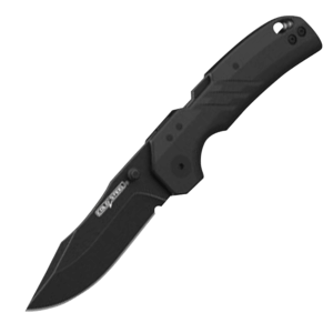 Cold Steel CSFL30DPLD10BGY Engage 3″ Folding Drop Point Plain Black Stonewashed AUS-10A SS Blade/4.11″ Gray G10 Handle Includes Belt Clip