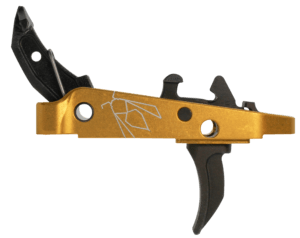 CMC Triggers 47407 Drop-In Yella Jacket Combat Trigger Group 2.0 Single-Stage Curve with 2.50 lbs Draw Weight Black with Yellow Housing Fits AK-47