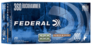 Federal 360BHAS Federal Premium Buckhammer 360 Buckhammer 180 gr 20rd Box
