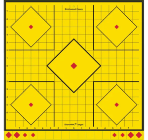 Action Target DT4B100 Training Discretionary Command Circle/Square Paper 23″ x 35″ Multi-Color 100 Per Box