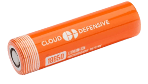 Cloud Defensive CD65001 18650 Rechargeable Battery 18650 3.6V 3000 mAh Compatible w/ UI2 Custom Label Charger/D2 Custom Label Charger