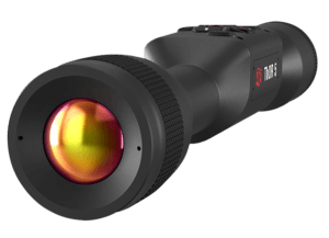 ATN TIWST5625A Thor 5 640 Thermal Rifle Scope  Black Anodized 2-16x Smart Mil Dot Reticle w/Zoom 640×480 12 Micron  60 fps Resolution