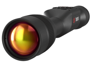 ATN TIWST5635A Thor 5 640 Thermal Rifle Scope  Black Anodized 3-24x Smart Mil Dot Reticle w/Zoom 640×480 12 Micron  60 fps Resolution