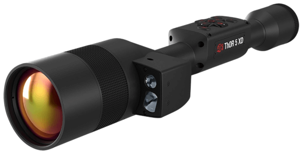 ATN TIWST51275LRF Thor 5 XD LRF Thermal Rifle Scope Black Anodized 3-30x Smart Mil Dot Reticle  Zoom 1280×1024 12 Micron 60 fps Resolution  Features Laser Rangefinder