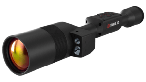 ATN TIWST51210LRF Thor 5 XD LRF Thermal Rifle Scope  Black Anodized 4-40x  Smart Mil Dot Reticle w/Zoom  1280×1024  60 fps Resolution  Features Laser Rangefinder