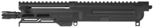 CMMG 55B8D86AB Dissent MK4 5.56x45mm NATO 10.50″ Left Side Charging Handle Armor Black Zeroed Blast Comp 9.60″ M-LOK Handguard Picatinny End Plate Fits AR-Platform *UPPER ONLY